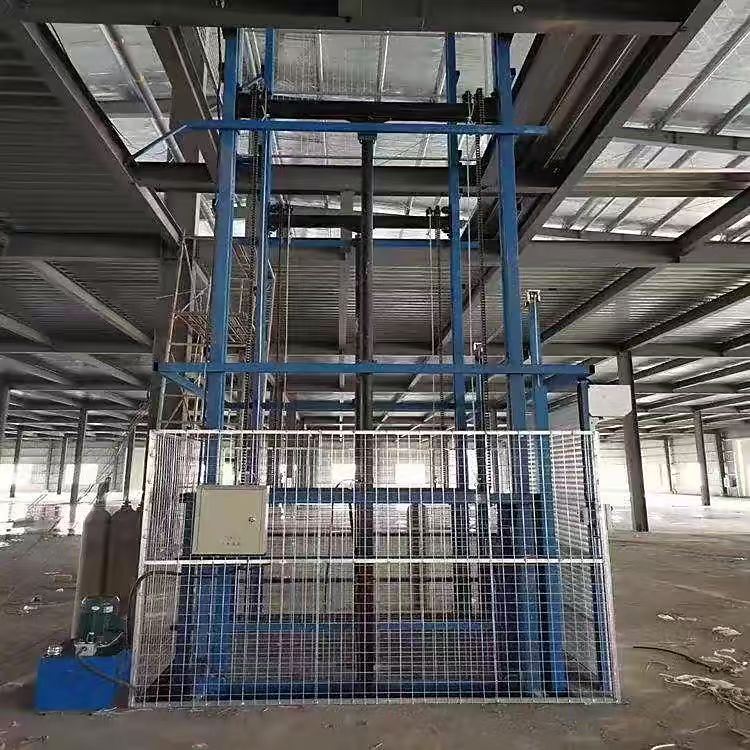 液壓升降機升降平臺、鏈條導(dǎo)軌式液壓升降機