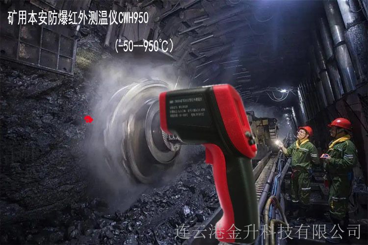 礦用本安型防爆紅外測溫儀CWH950